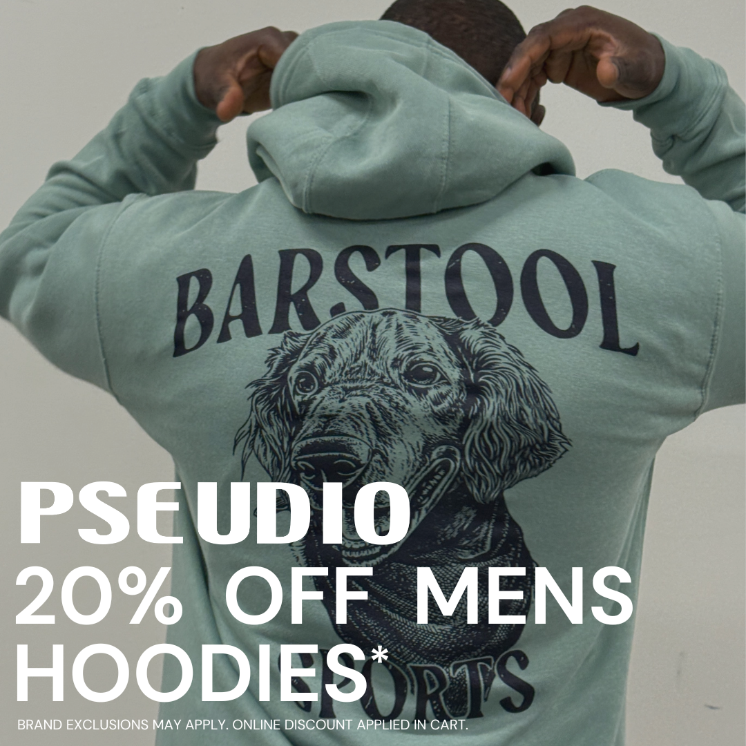 20% Off All Regular Priced Mens Hoodies