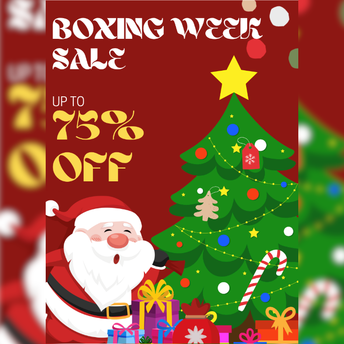 Boxing Week Sale: Up to 75% OFF