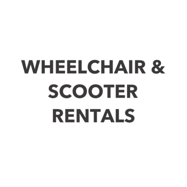 Wheelchair & Scooter Rentals Wheelchair & Scooter Rentals