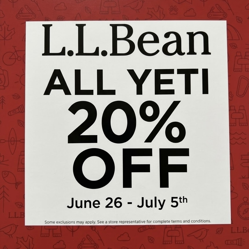 All YETI 20% Off