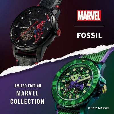 Fossil: Spiderman and Hulk Limited Edition Watches