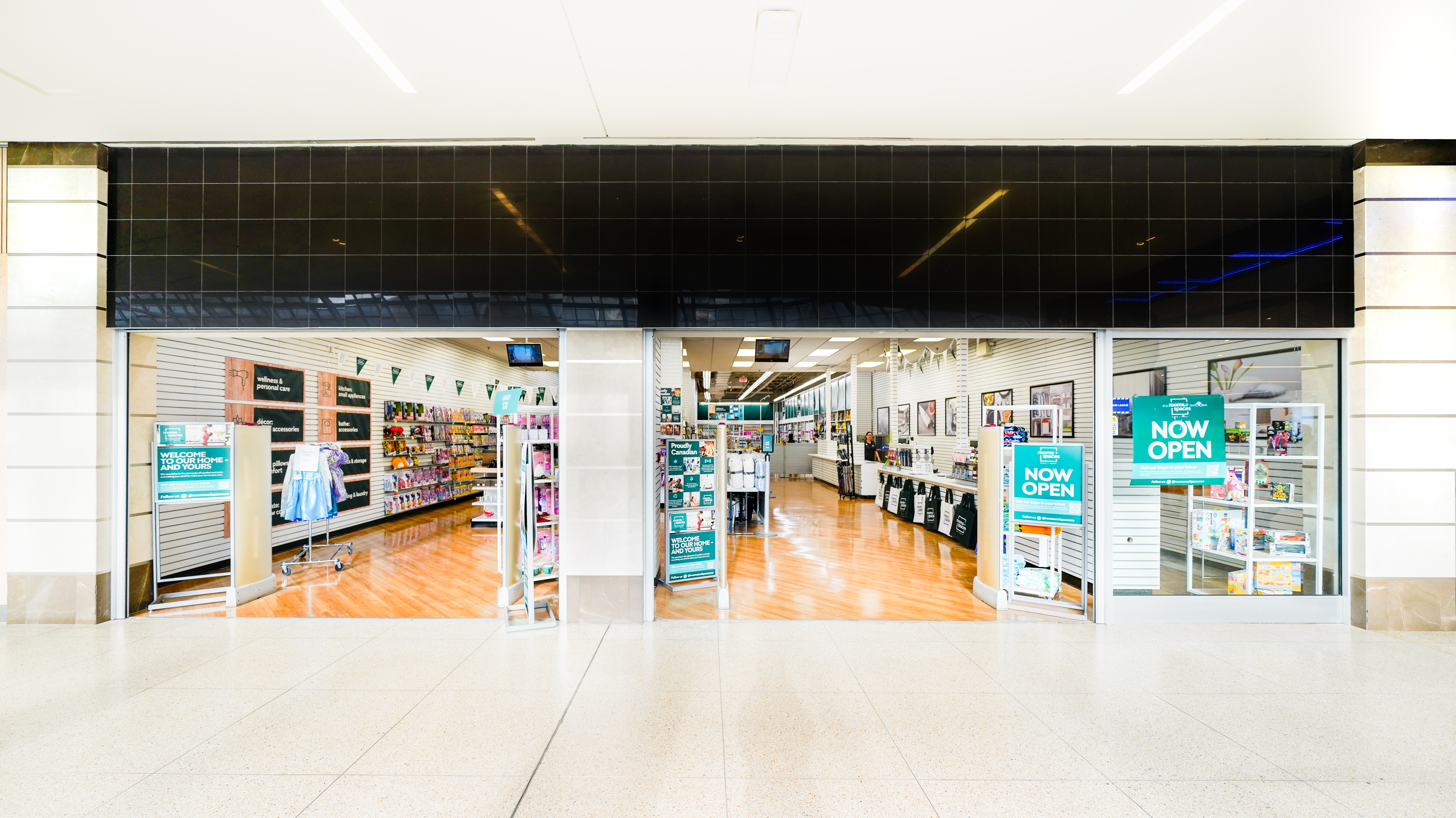 rooms + spaces West Edmonton Mall