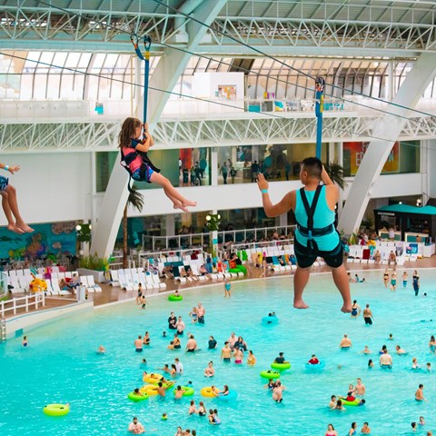 Skyflyer Zipline West Edmonton Mall