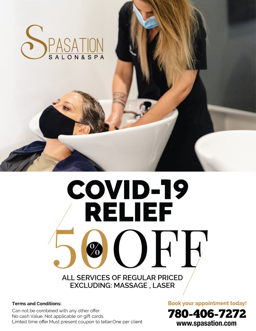 COVID-19 RELIEF - 50% OFF