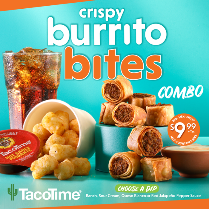 NEW Crispy Burrito Bites Combo