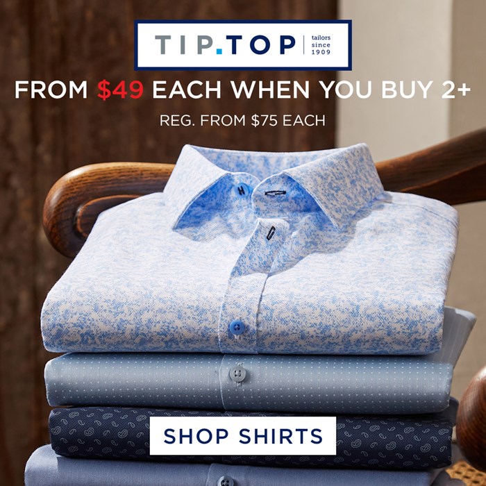 Dress Shirts at $49 When You Buy 2 or More