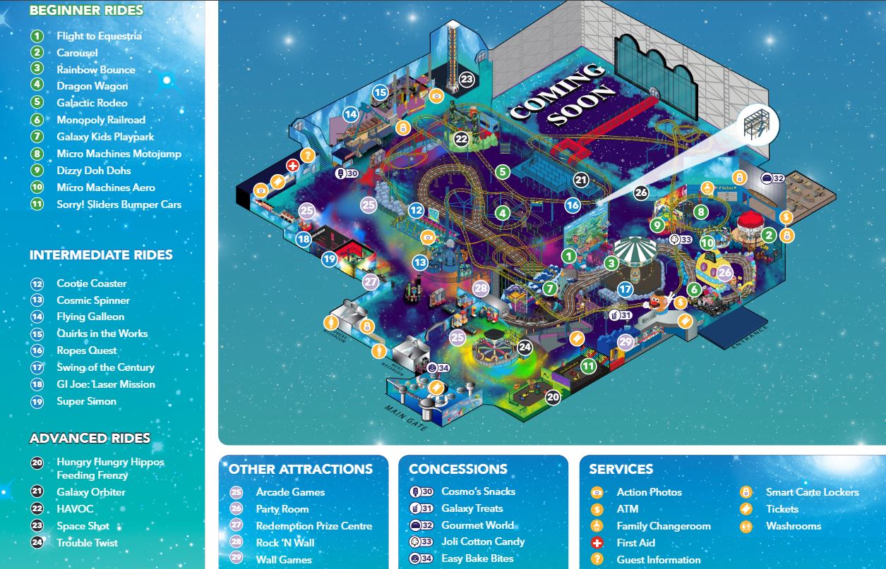 Park Map West Edmonton Mall