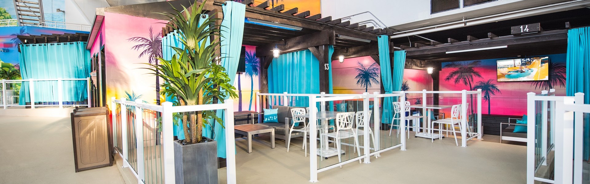 Cabanas and Party Spaces