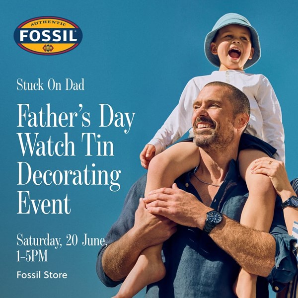Fossil: Father's Day Watch Tin Decorating Event
