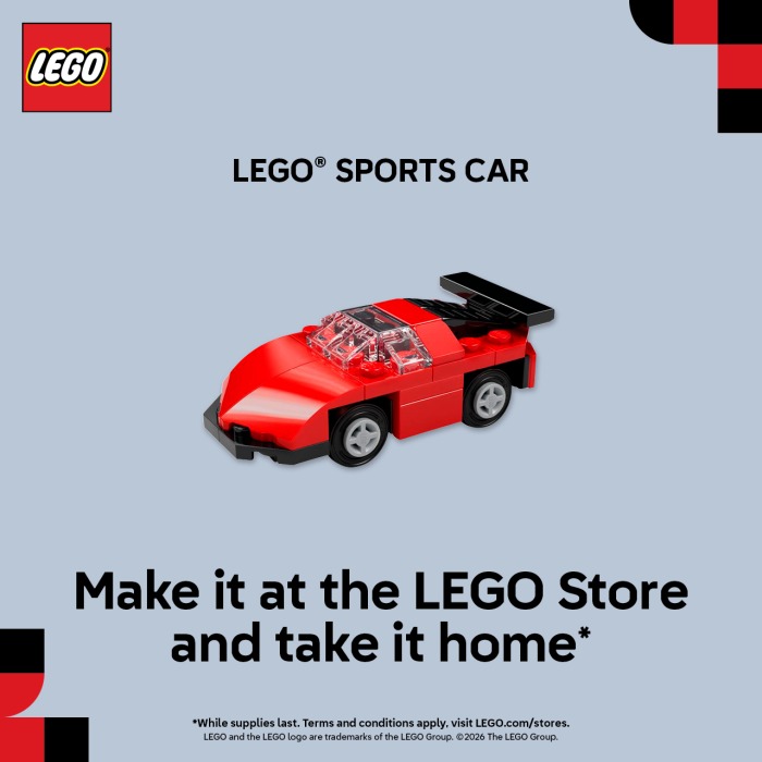 Build a LEGO® Sports Car at The LEGO Store!