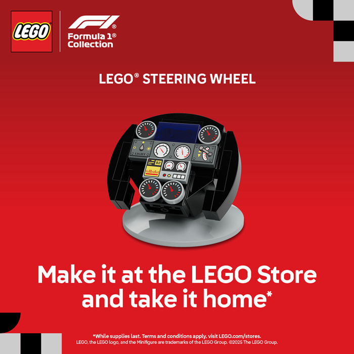 Build a LEGO® Steering Wheel and Take it Home