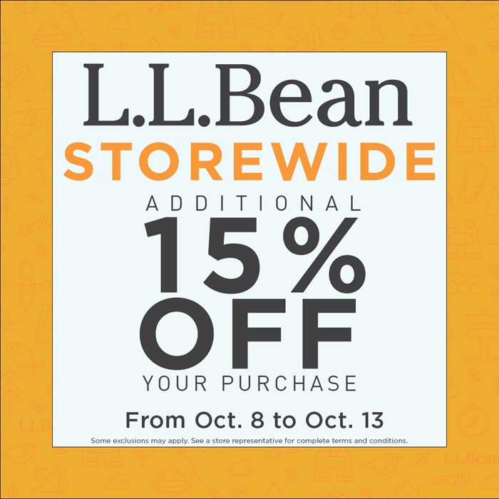 Additional 15% Off Your Purchase