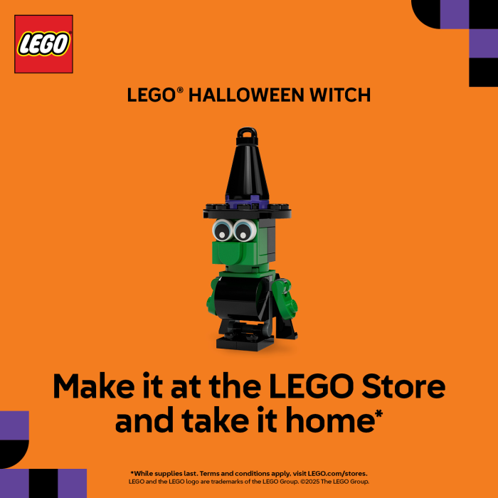 Build a LEGO® Witch and Take it Home