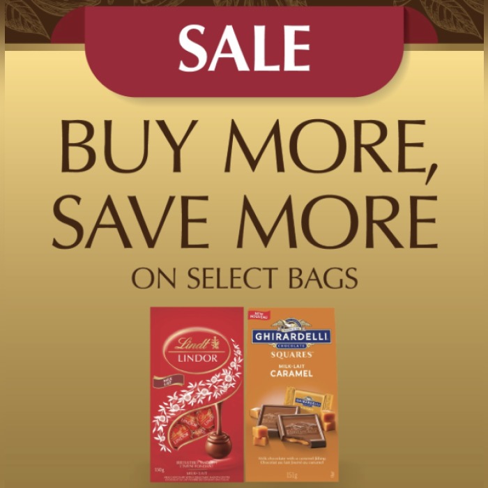 LINDOR & GHIRARDELLI Bags: 2 For $22!