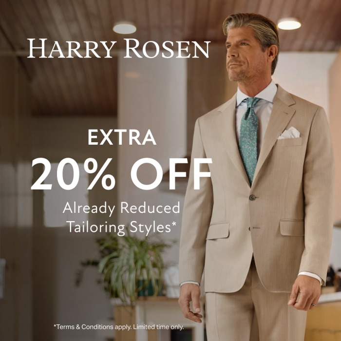Extra 20% Off Tailoring