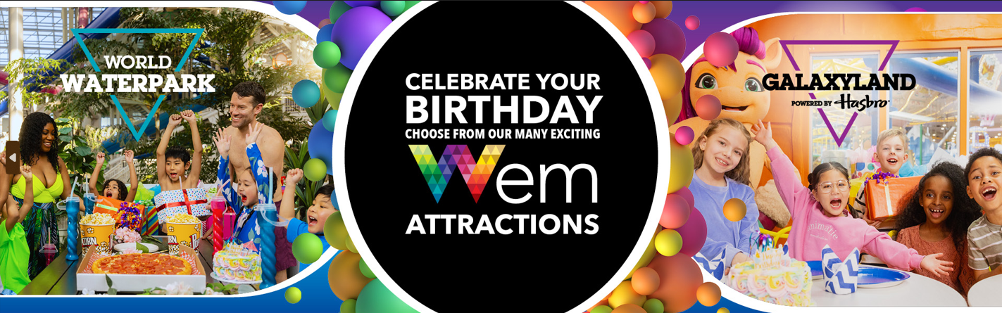 Book your Birthday Party at WEM