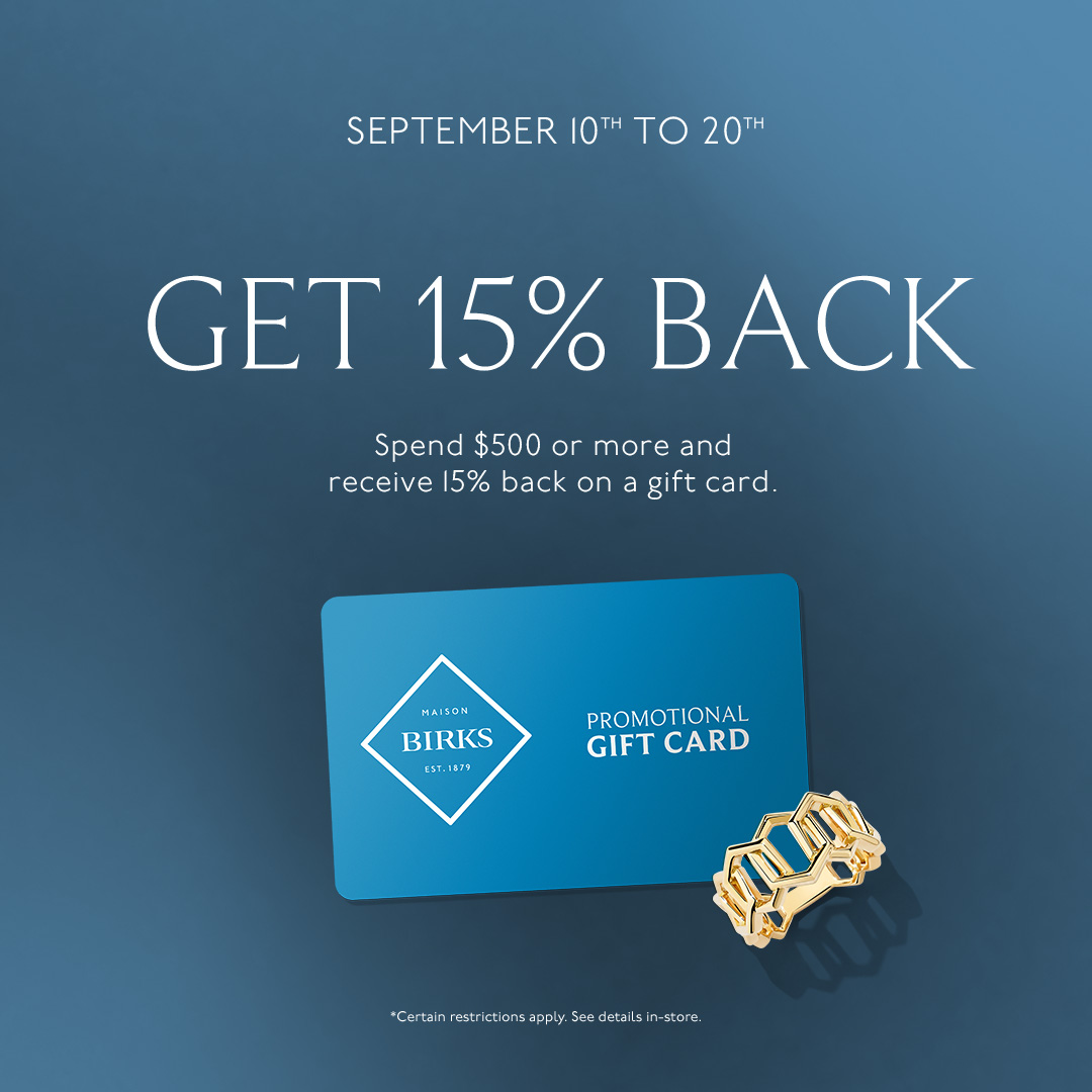 Get 15% Back