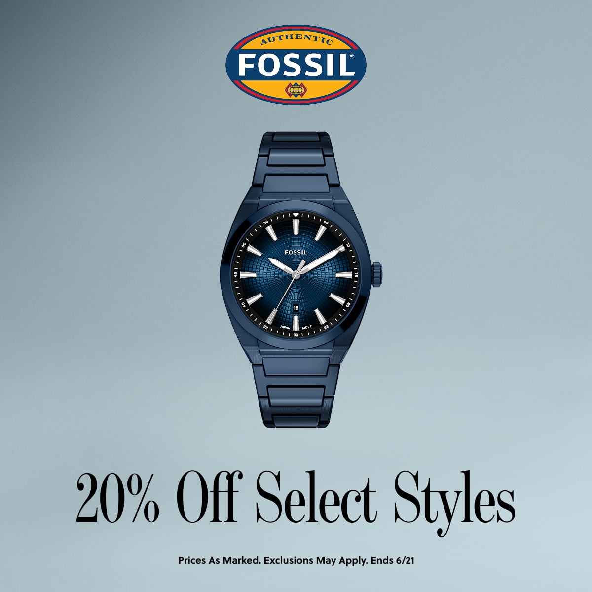 20% Off Select Styles