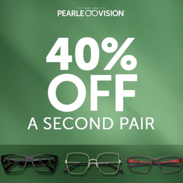 40% Off Your Second Pair!