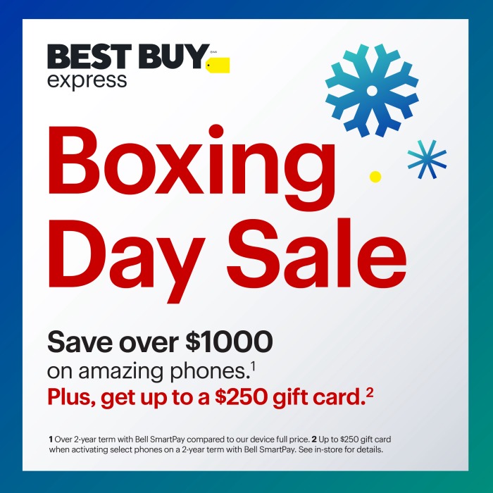 Boxing Day Sale Is Here at Best Buy Express!