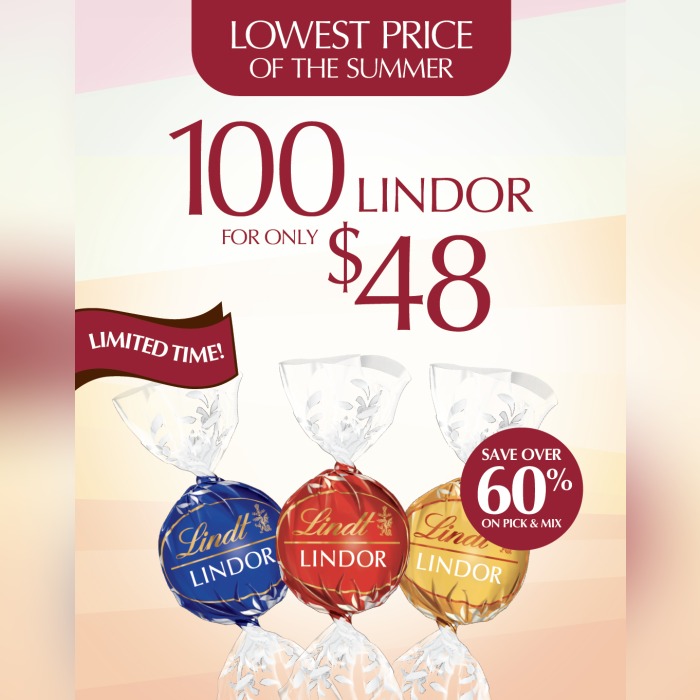 100 LINDOR for $48!
