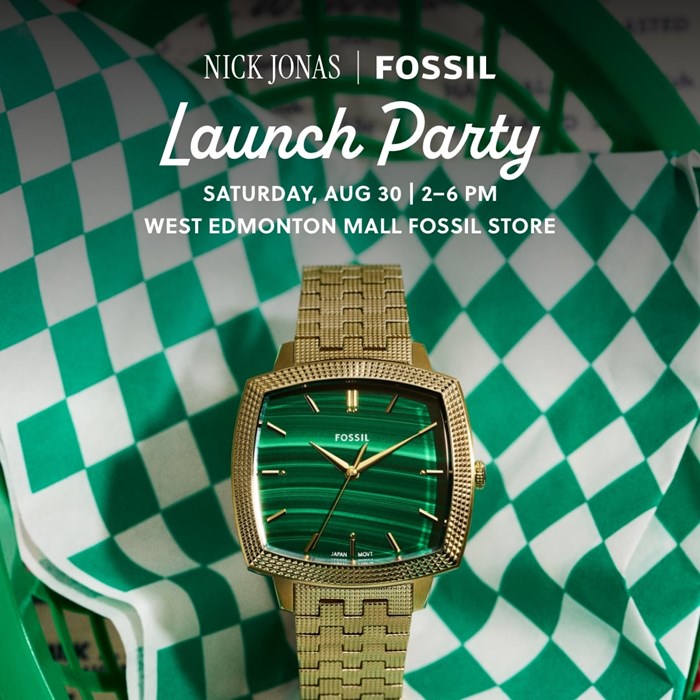 Nick Jonas x Fossil Launch Party