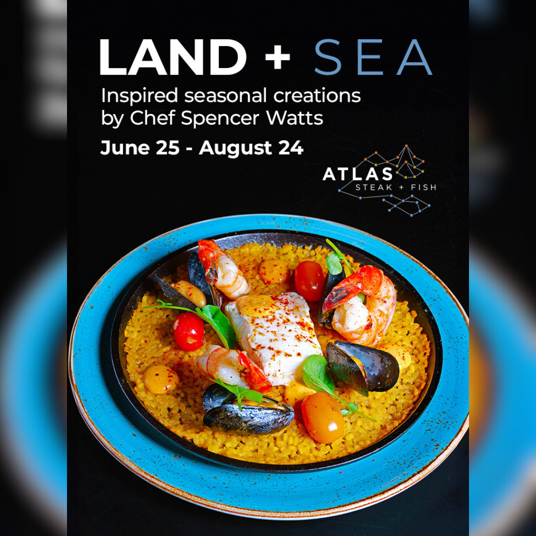 Atlas Steak Fish Women in Wine - Atlas Landsea