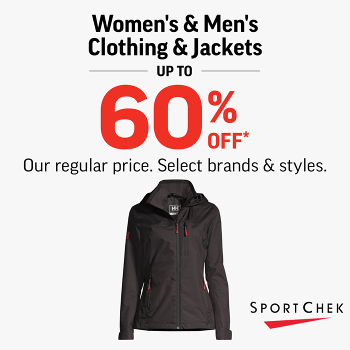 Women’s & Men’s Clothing & Jackets Up To 60% Off!