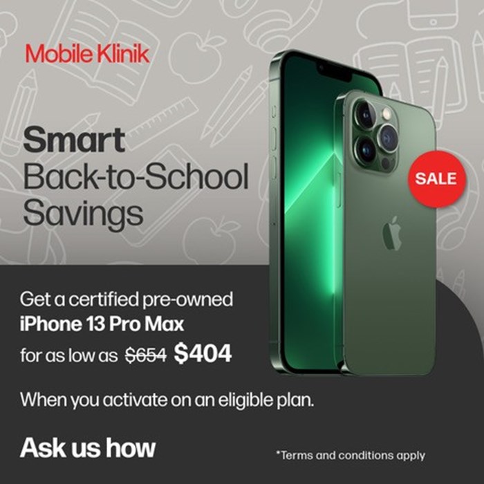 Pre-Owned iPhone 13 Pro Max for as Low as $404