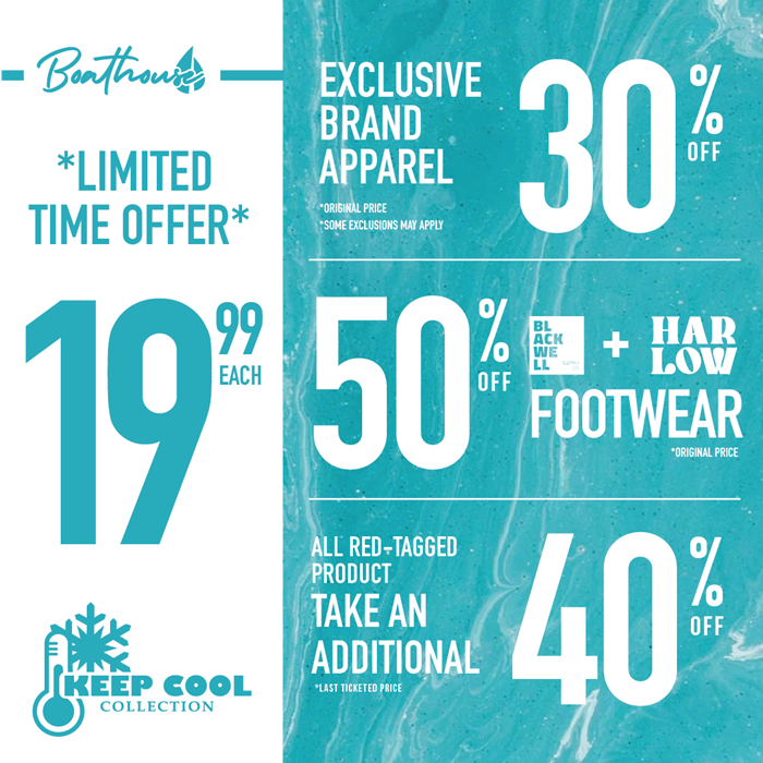 Boathouse Spring Deals