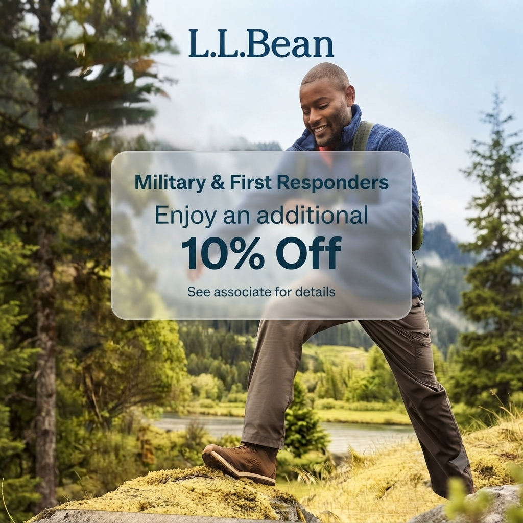 10% Off Discount For Military and First Responders