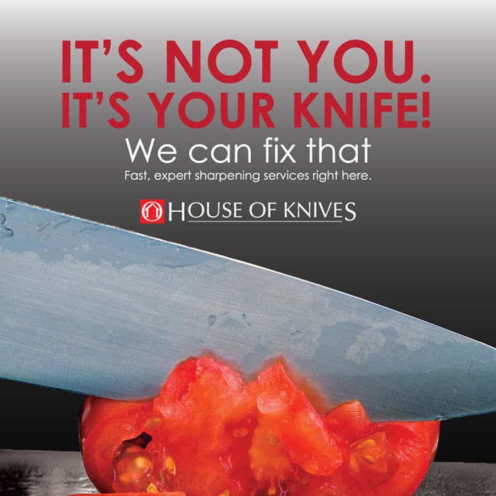 Professional In-House Sharpening Service