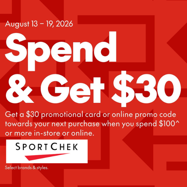 Spend & Get $30!