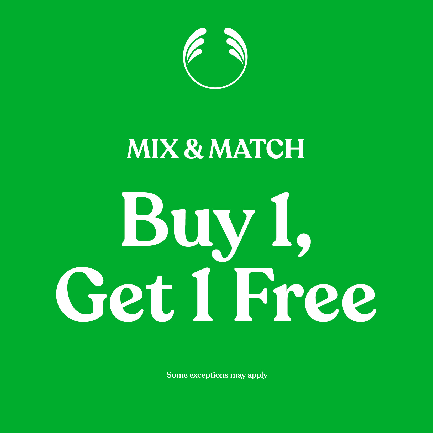 Buy One Get One Free