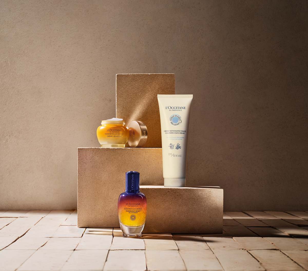 Pampering mini facial at L'Occitane
