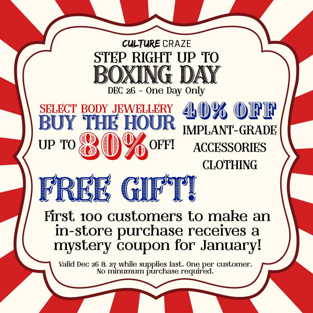 Boxing Day - Buy The Hour Sale!