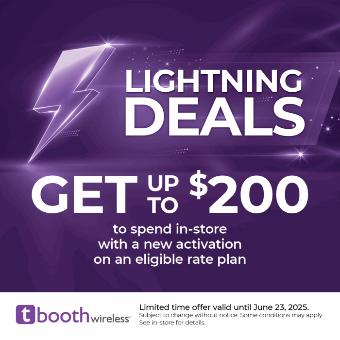 Lightning Deal: Get up to $200 to Spend In-Store*