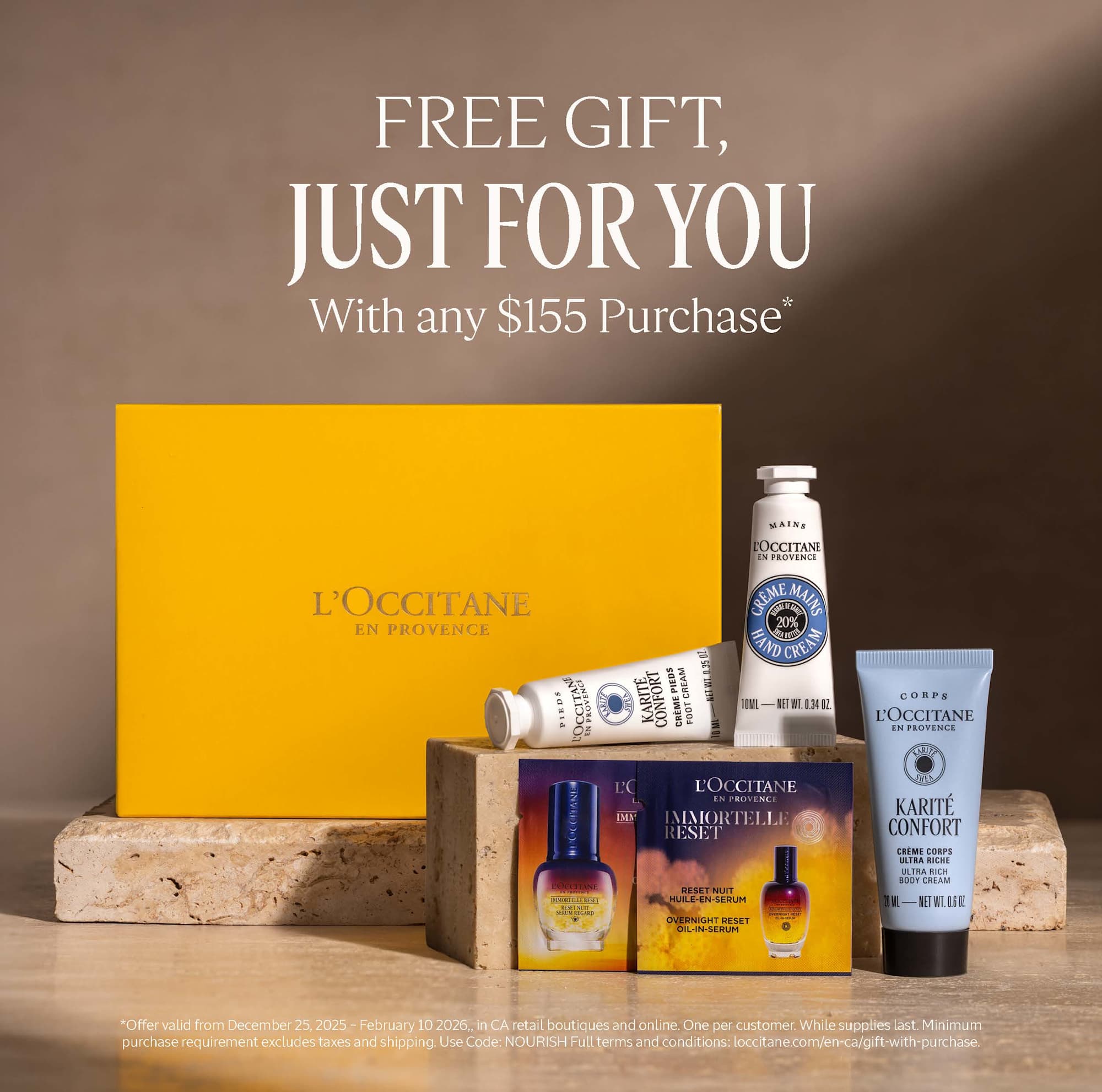 L’OCCITANE Purchase with Free Gift