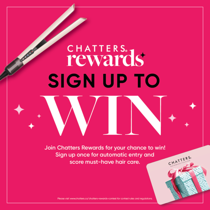 Join Chatters Rewards For Your Chance To Win!