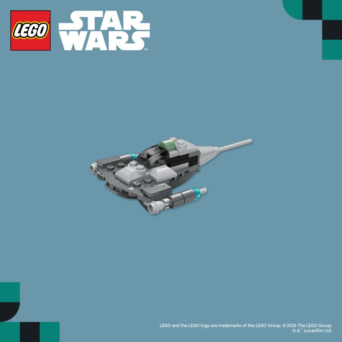 Build a Mini LEGO® Star Wars™ N-1 Starfighter™!