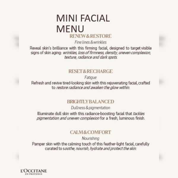 L’Occitane Skincare Atelier Event