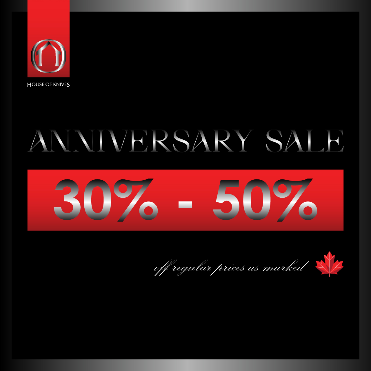 Anniversary Sale