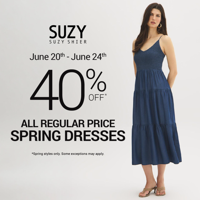 40% Off Spring Dresses