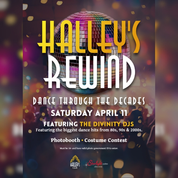Halley's Rewind: Dance Through The Decades 