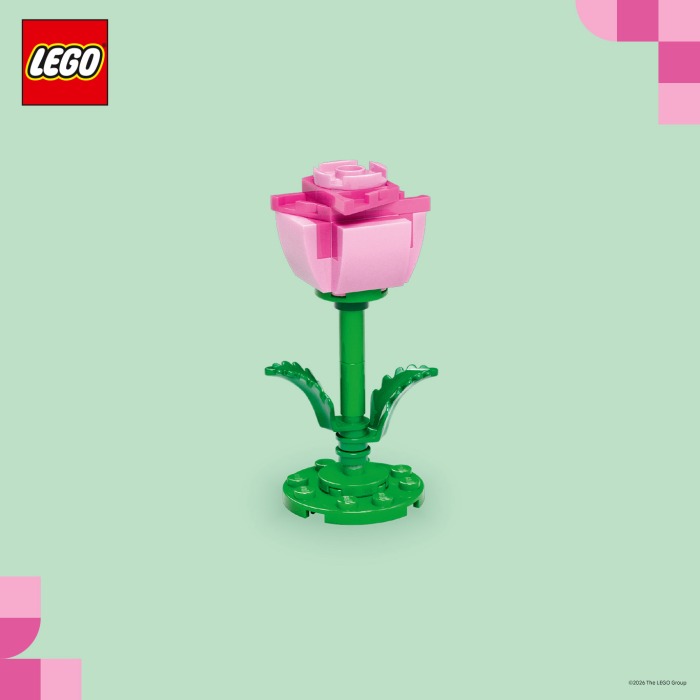 Build a LEGO® Rose at The LEGO Store