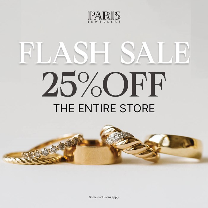 Flash Sale: 25% Off Everything!